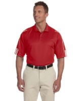 Adidas Golf A76 Mens ClimaLite 3-Stripes Cuff Polo Shirts. Up to 25% off. Free shipping available. 30 Day Return Policy.