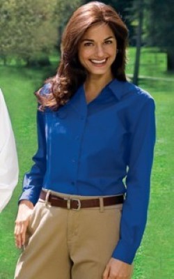 Port Authority Ladies Long Sleeve Easy Care Shirts L608. Embroidery available. Same Day Shipping available on blanks. Quantity Discounts. No Minimum Purchase Required.