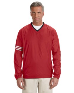 adidas Golf A147 Men's climalite® Colorblock V-Neck Wind Shirt