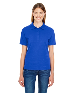 Hanes 035P Ladies' 6.5 oz. X-Temp® Piqué Short-Sleeve Polo Shirts with Fresh IQ