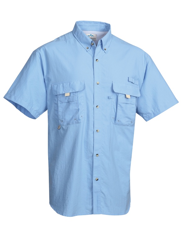 Tri-Mountain 703 Reef Mens Nylon Camp Shirts with UPF  Protection/Ventilation. Up to 25%