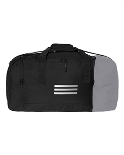 Adidas A422 3-Stripes Duffel Bags Embroidery available. Same Day Shipping available on blanks. Quantity Discounts. No Minimum Purchase Required.