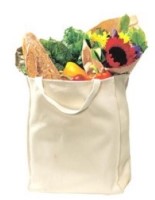 Port & Company Grocery Tote Bags B100. Embroidery available. Same Day Shipping available on blanks. Quantity Discounts. No Minimum Purchase Required.