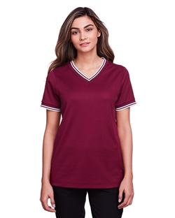 Devon & Jones DG20CW CrownLux Performance™ Women's Plaited Tipping Polo Shirts. Embroidery available. Quantity Discounts. Same Day Shipping available on Blanks. No Minimum Purchase Required.