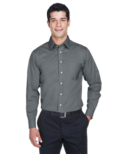 Devon & Jones DG530  Men's Crown Woven Collection® Solid Stretch Twill Shirts. Embroidery available. Quantity Discounts. Same Day Shipping available on Blanks. No Minimum Purchase Required.
