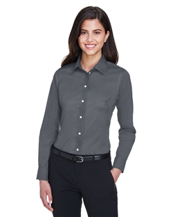 Devon & Jones DG530W Women's Crown Woven Collection® Solid Stretch Twill Shirts. Embroidery available. Quantity Discounts. Same Day Shipping available on Blanks. No Minimum Purchase Required.