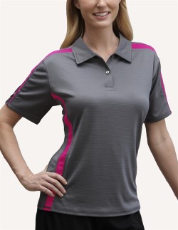 Pro Celebrity K268GP Womens Sliders TITAN Moisture Management Polo Shirts