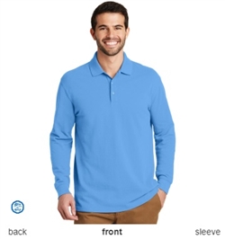 Port Authority® K8000LS EZCotton™ Long Sleeve Polo Shirts. Up to 25% Off. Free Shipping available.