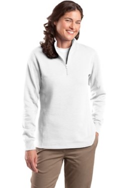 Sport-Tek LST253 Womens Colorfast 1/4-Zip Sweatshirt. Up to 25% off. Free shipping available. 30 Day Return Policy.