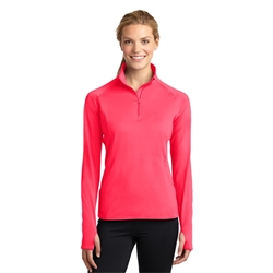 Sport-Tek LST850 Womens Sport-Wick 1/2-Zip Pullovers. Up to 25% off. Free shipping available. 30 Day Return Policy.