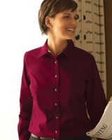 Harriton Womens Stain Release Twill Shirts M500W. Embroidery available. Quantity Discounts. Same Day Shipping available on Blanks. No Minimum Purchase Required.