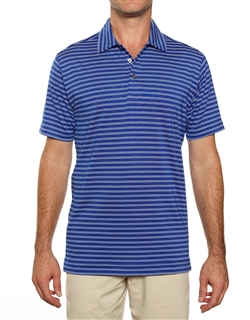Pro Celebrity STP757 Men's Pacific Horizon Stripe Polo Shirts