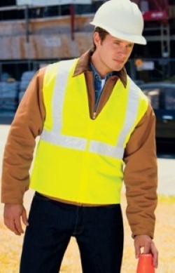 Port Authority 100% Polyester Safety Vests SV01. Embroidery available. Same Day Shipping available on blanks. Quantity Discounts. No Minimum Purchase Required.