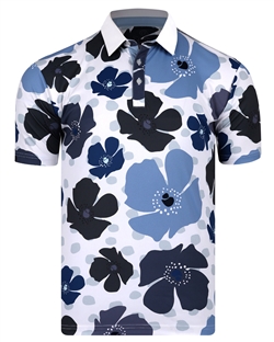Swannies SW6000 Golf Men's Flower Printed Polo Shirts